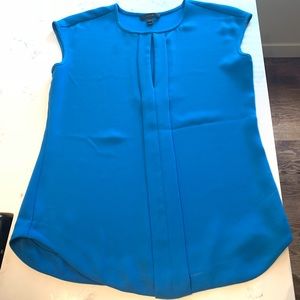 J.Crew short sleeve royal blue blouse